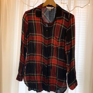 OLD NAVY plaid button down